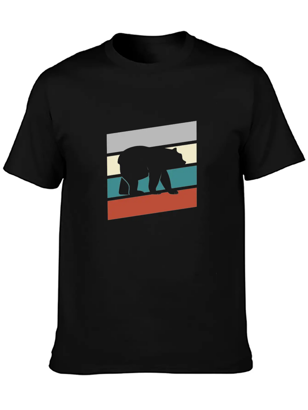 Bear Retro Timeless Short Sleeve Tee – Comfy And Minimalist Design