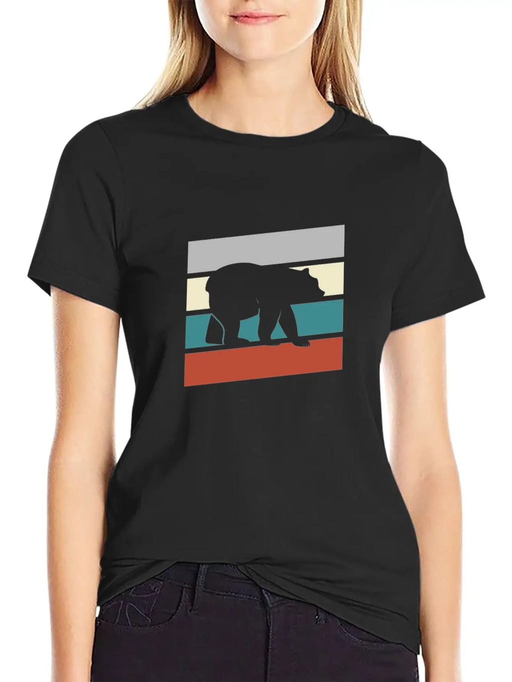 Bear Retro Timeless Short Sleeve Tee – Comfy And Minimalist Design