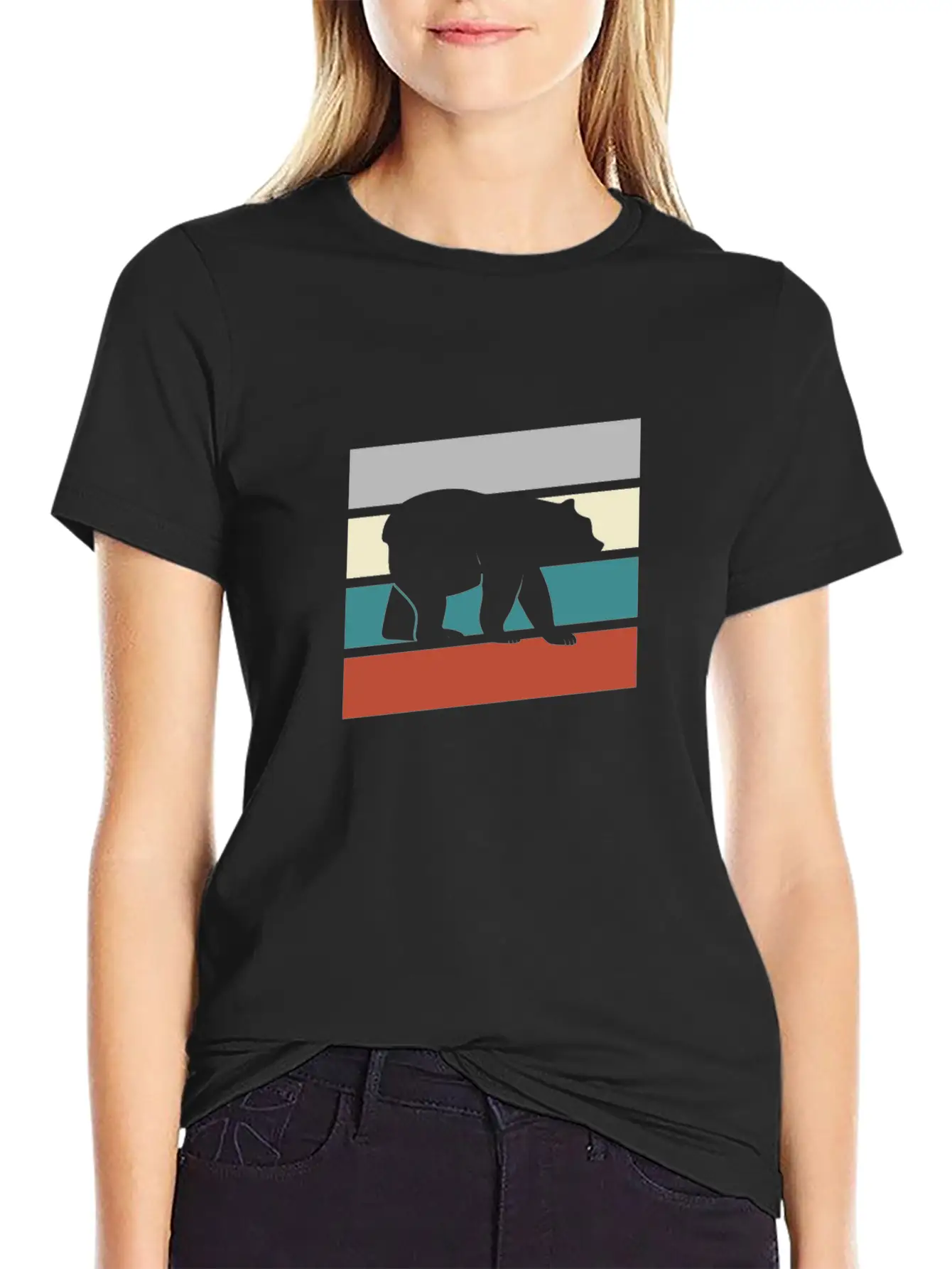 Bear Retro Timeless Short Sleeve Tee – Comfy And Minimalist Design