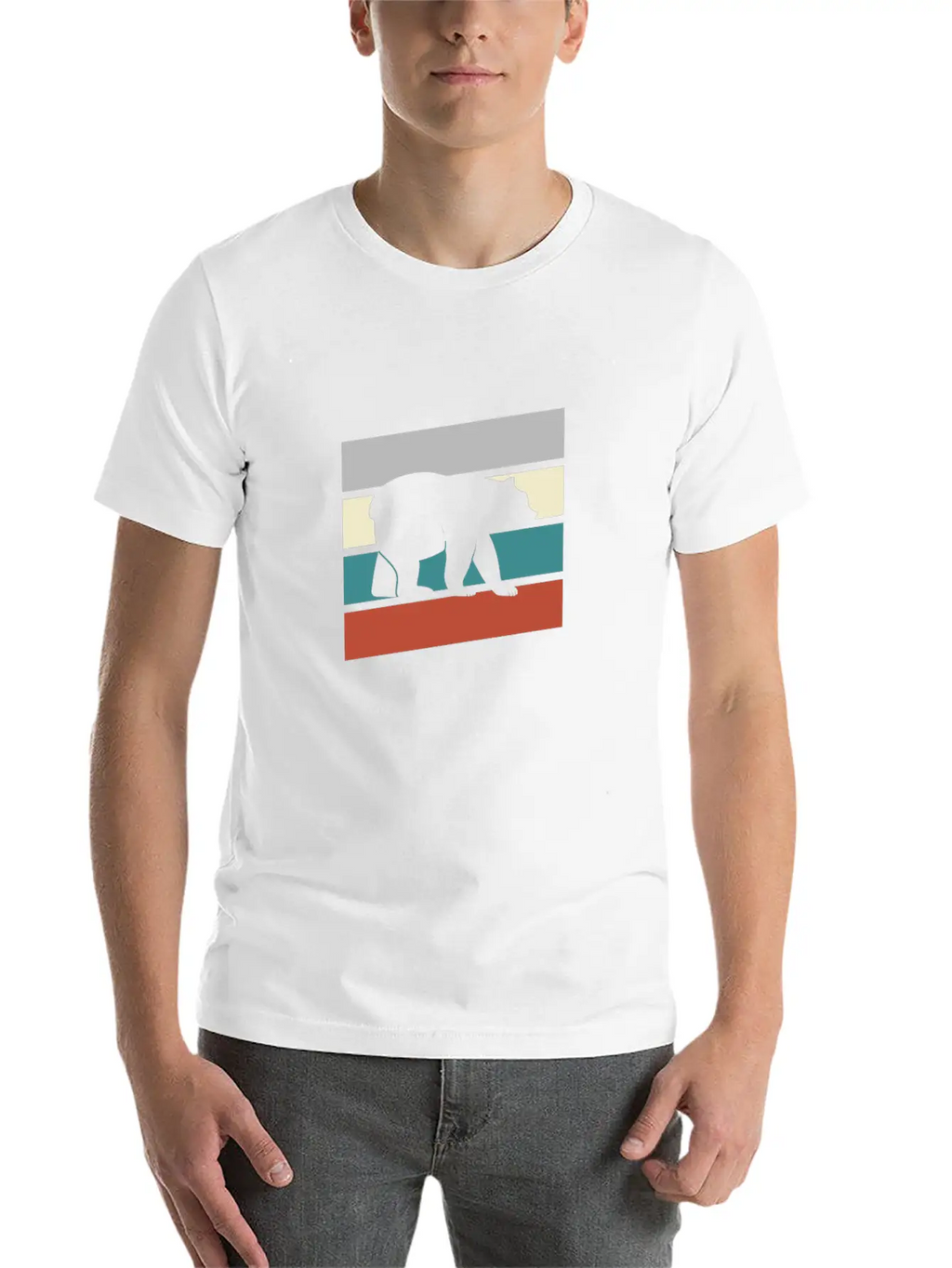 Bear Retro Timeless Short Sleeve Tee – Comfy And Minimalist Design