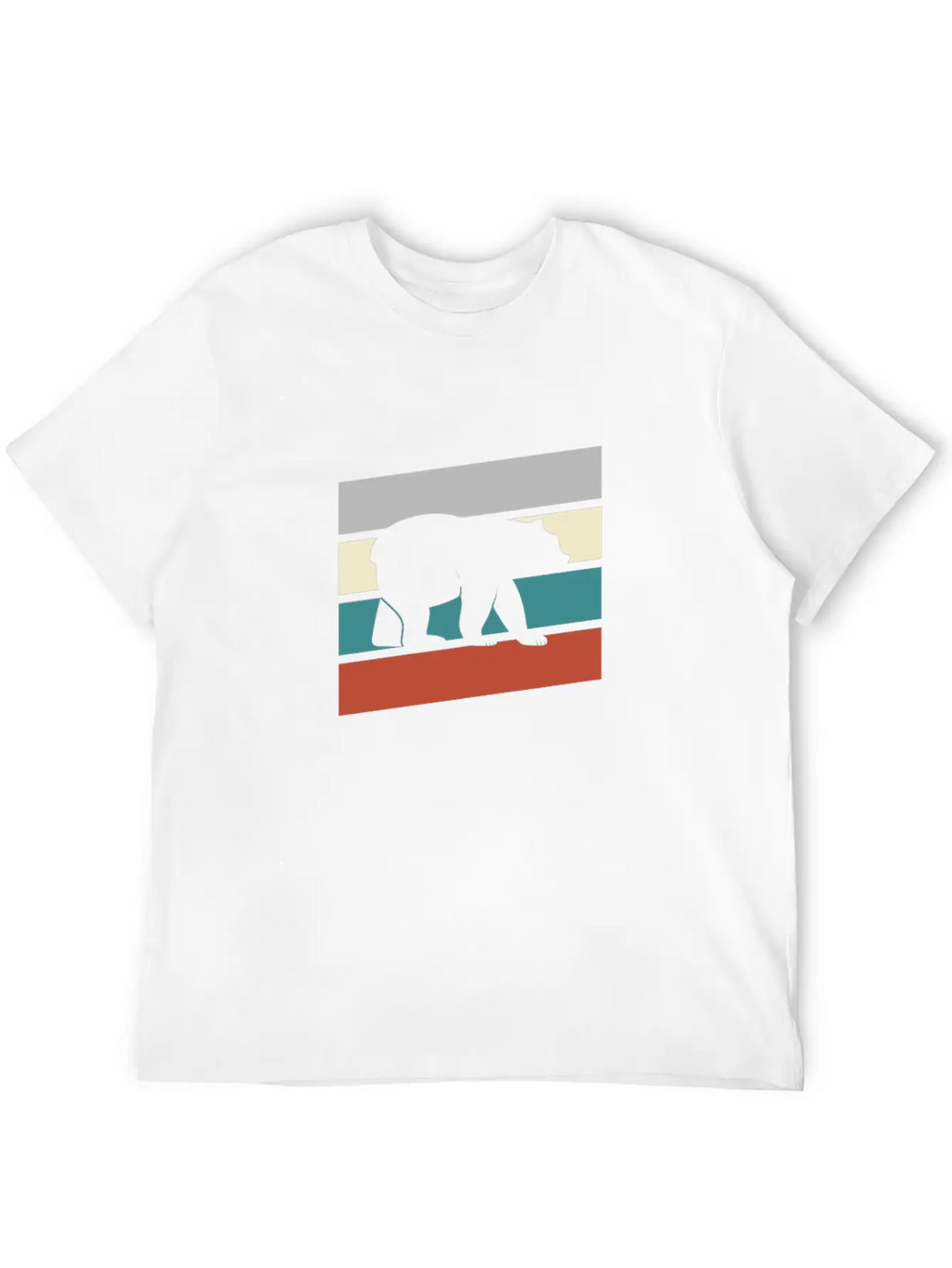 Bear Retro Timeless Short Sleeve Tee – Comfy And Minimalist Design