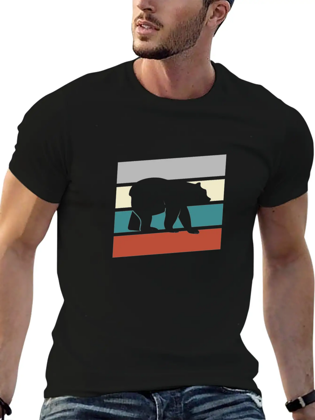 Bear Retro Timeless Short Sleeve Tee – Comfy And Minimalist Design