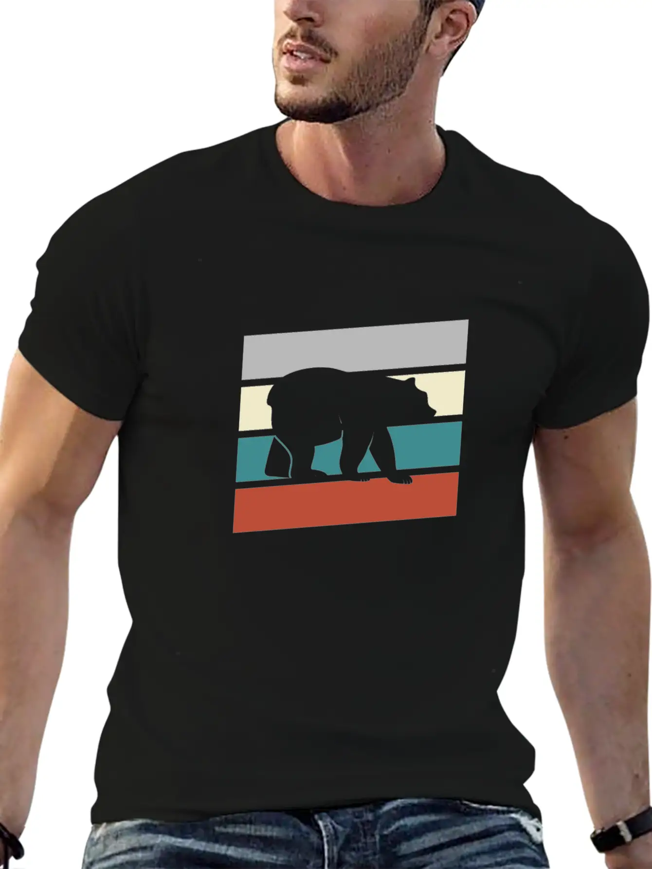 Bear Retro Timeless Short Sleeve Tee – Comfy And Minimalist Design