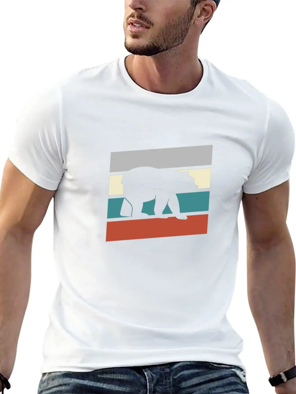 Bear Retro Timeless Short Sleeve Tee – Comfy And Minimalist Design