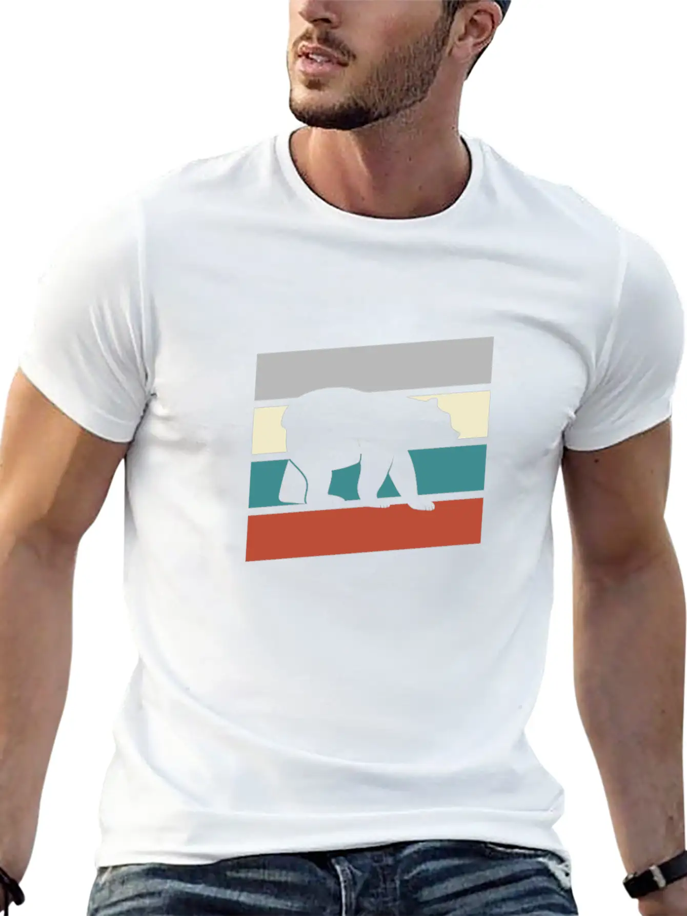Bear Retro Timeless Short Sleeve Tee – Comfy And Minimalist Design