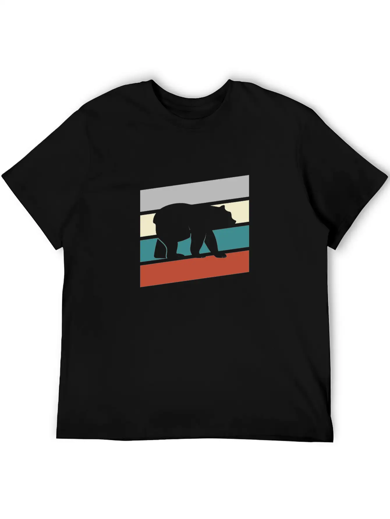 Bear Retro Timeless Short Sleeve Tee – Comfy And Minimalist Design