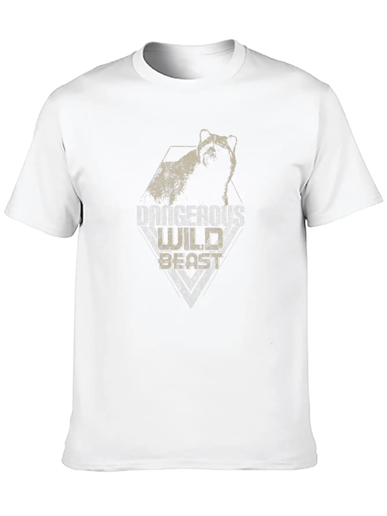 Bear Safari Gift Breathable Soft Cotton T-Shirt – Timeless Casual Look