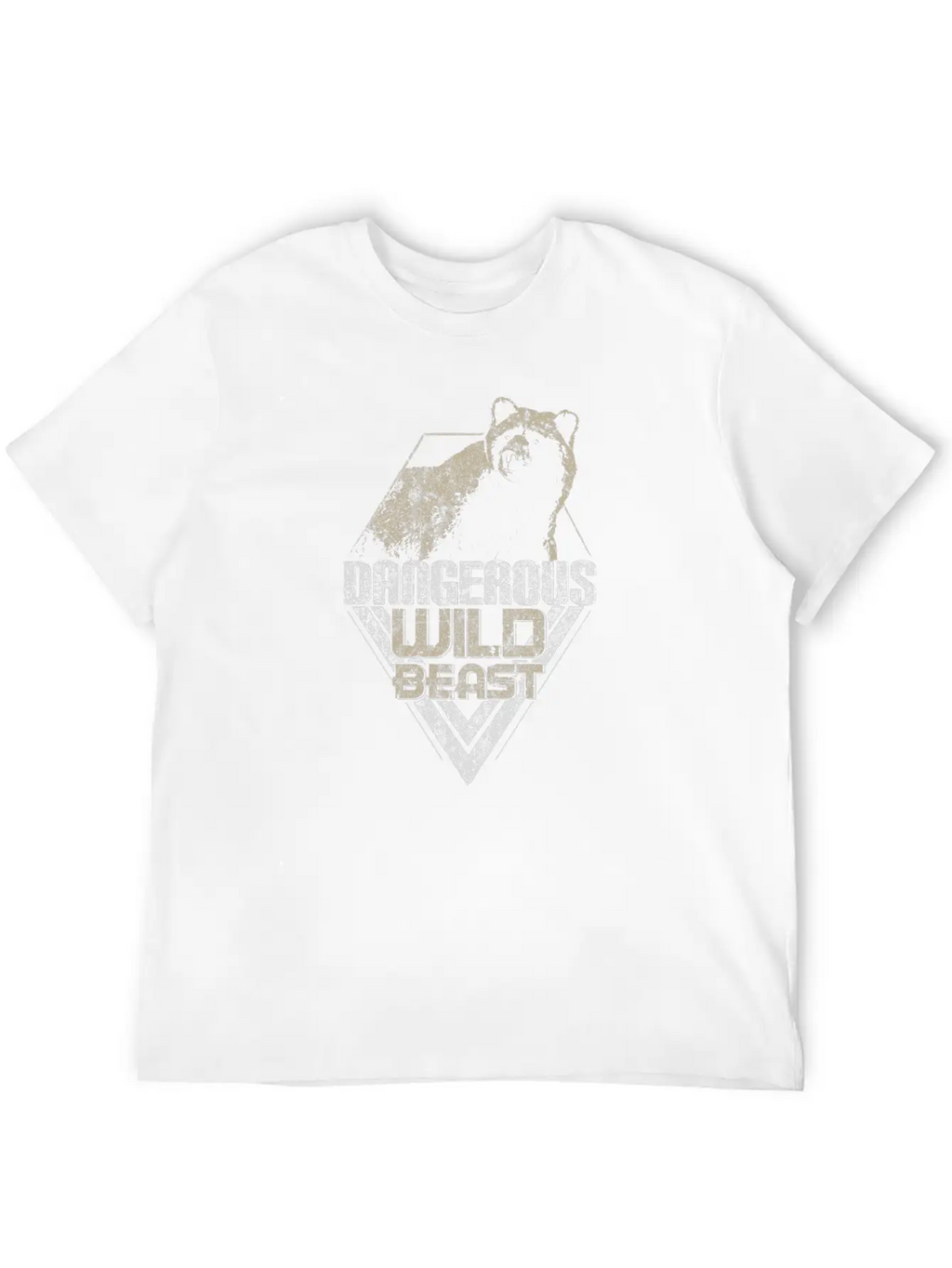 Bear Safari Gift Breathable Soft Cotton T-Shirt – Timeless Casual Look