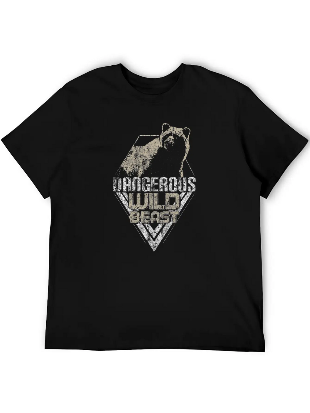 Bear Safari Gift Breathable Soft Cotton T-Shirt – Timeless Casual Look