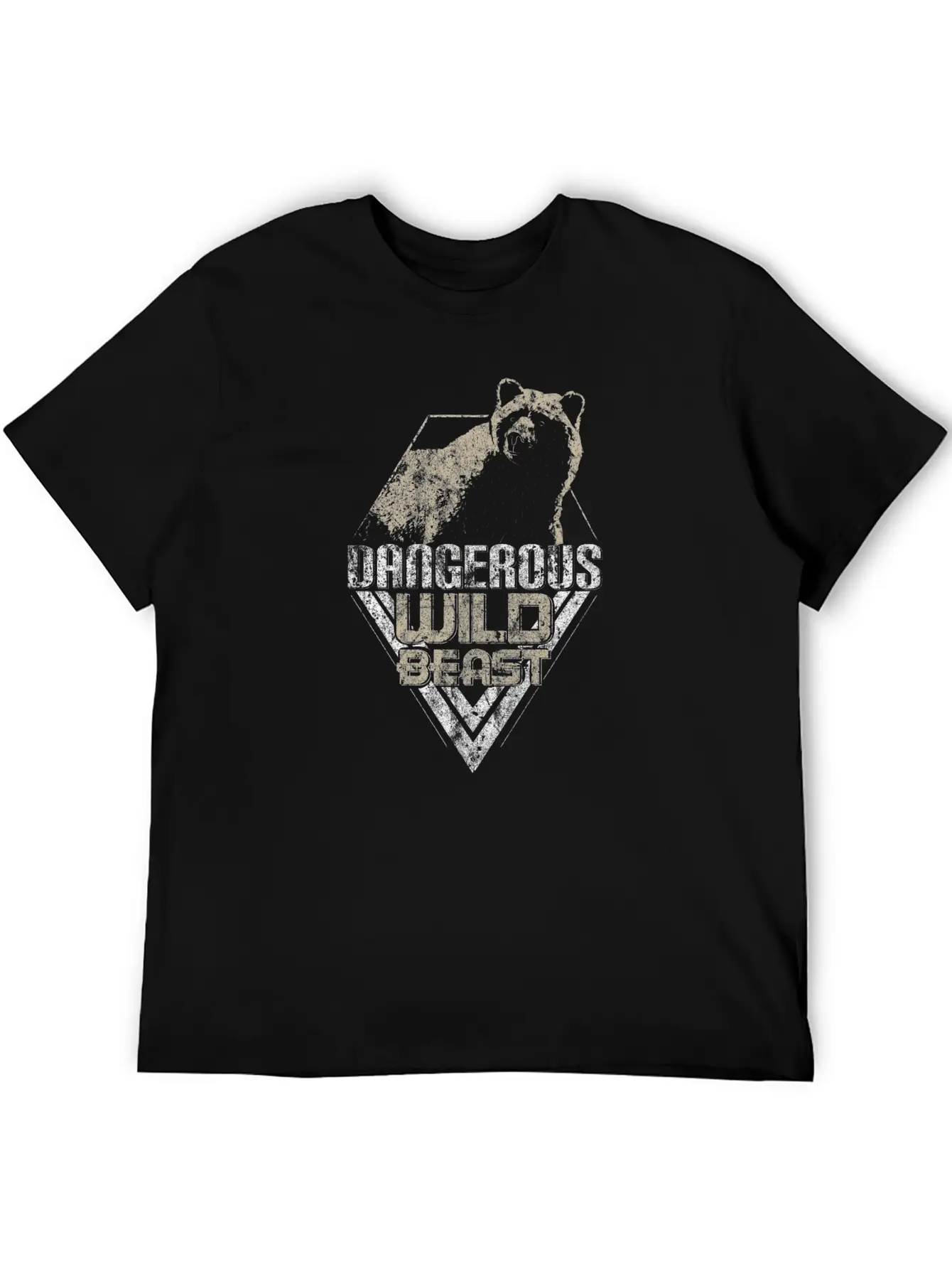 Bear Safari Gift Breathable Soft Cotton T-Shirt – Timeless Casual Look