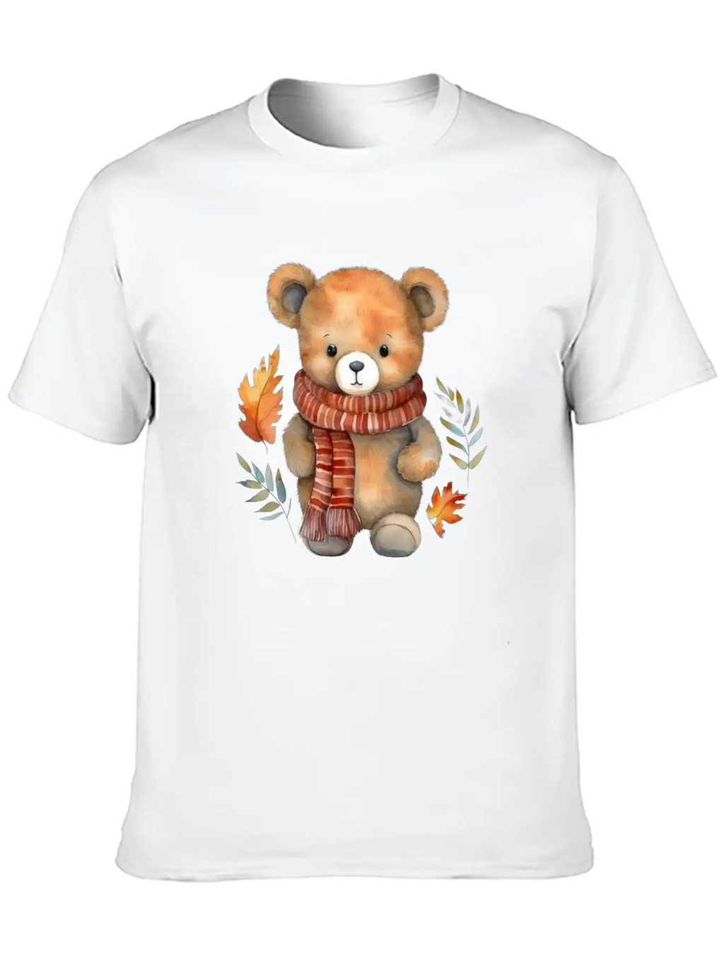 Bear Teddy Autumn Classic Cotton Tee – Unisex Comfort For Any Season