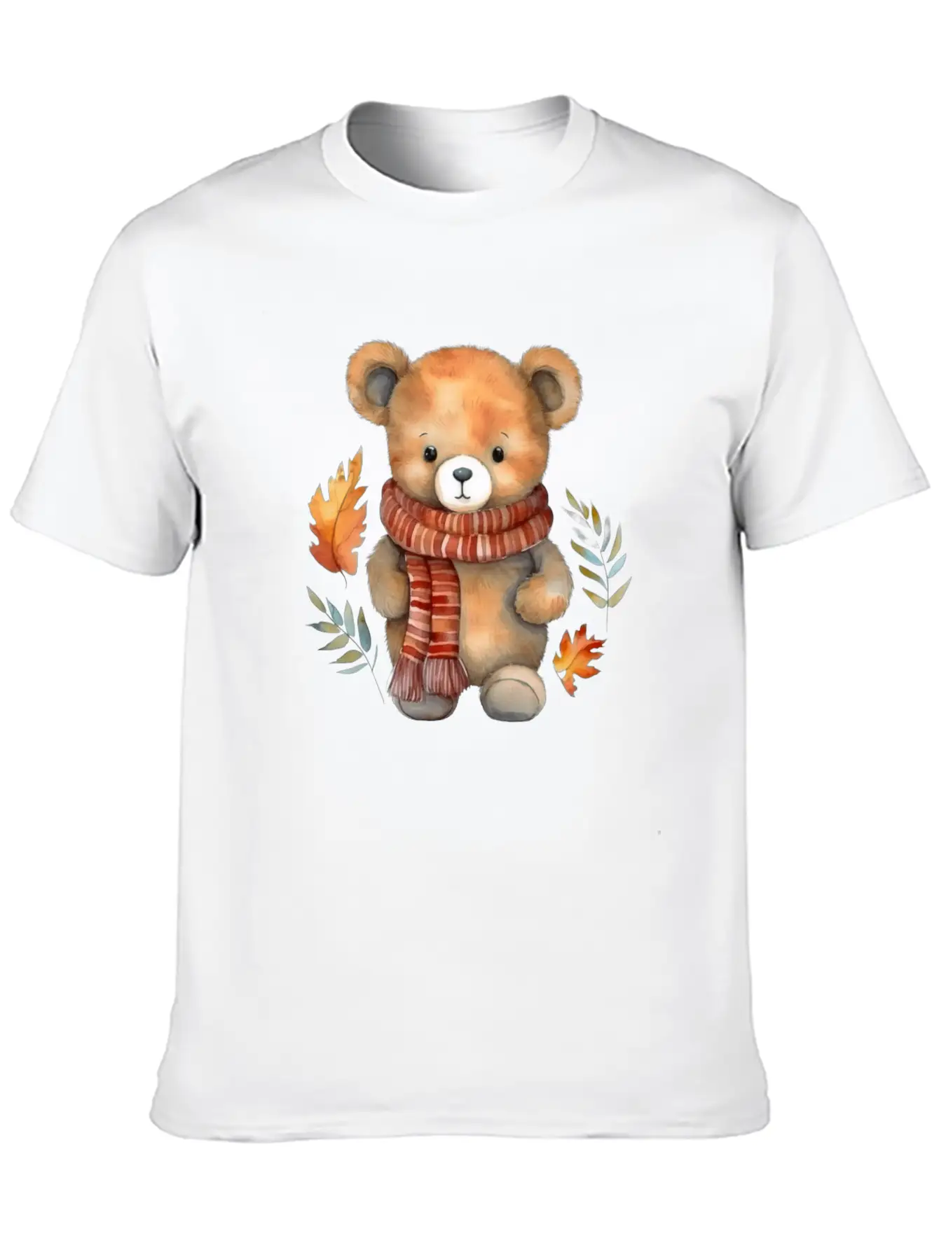 Bear Teddy Autumn Classic Cotton Tee – Unisex Comfort For Any Season