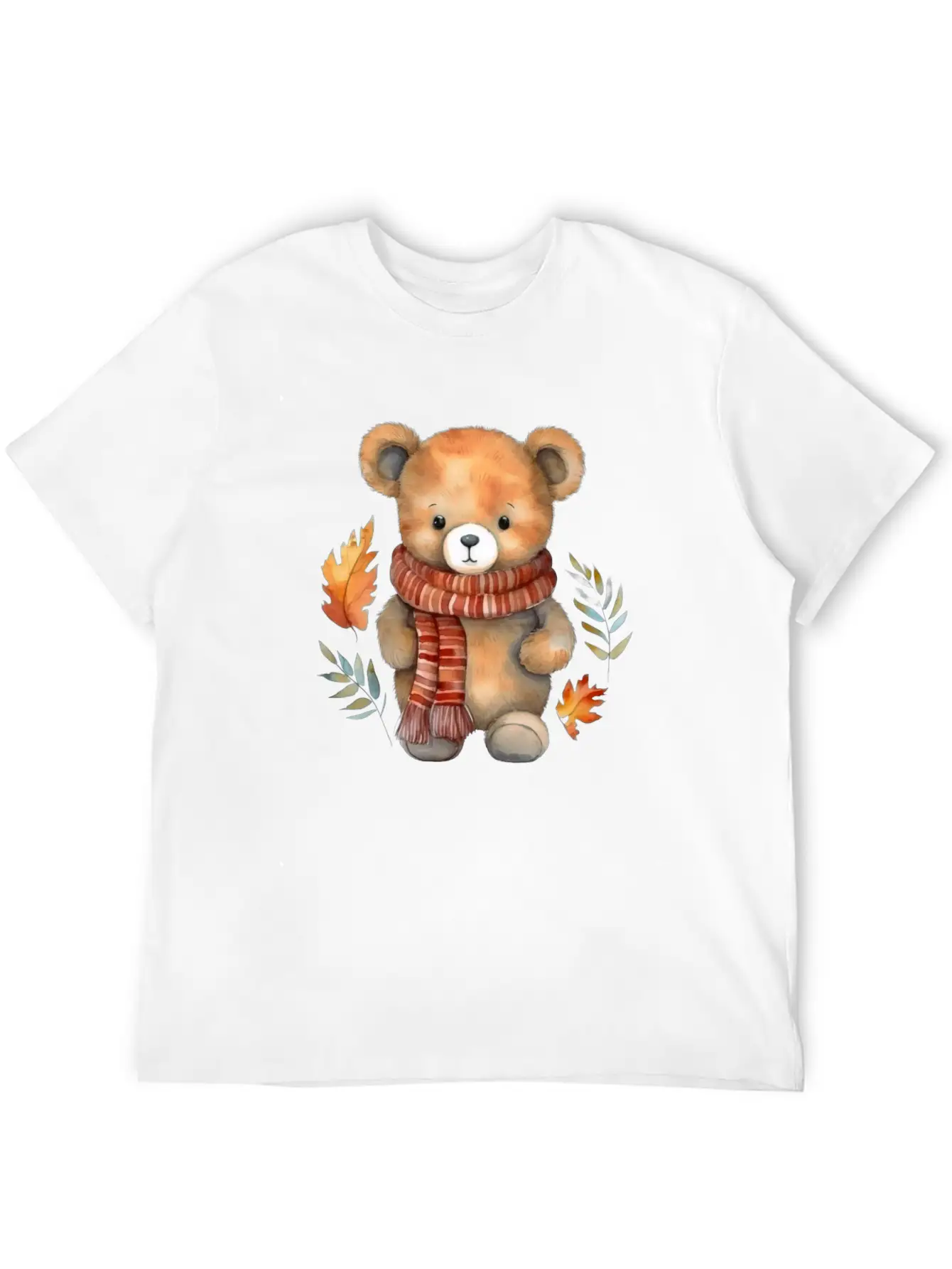 Bear Teddy Autumn Classic Cotton Tee – Unisex Comfort For Any Season