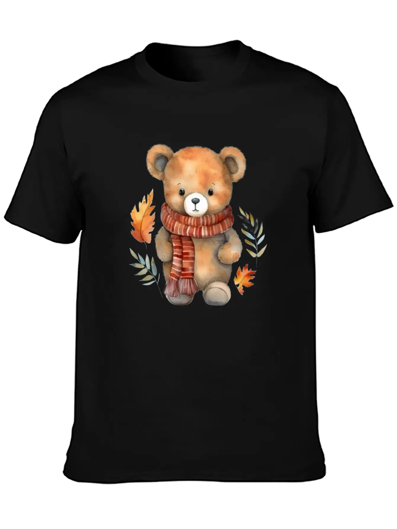 Bear Teddy Autumn Classic Cotton Tee – Unisex Comfort For Any Season