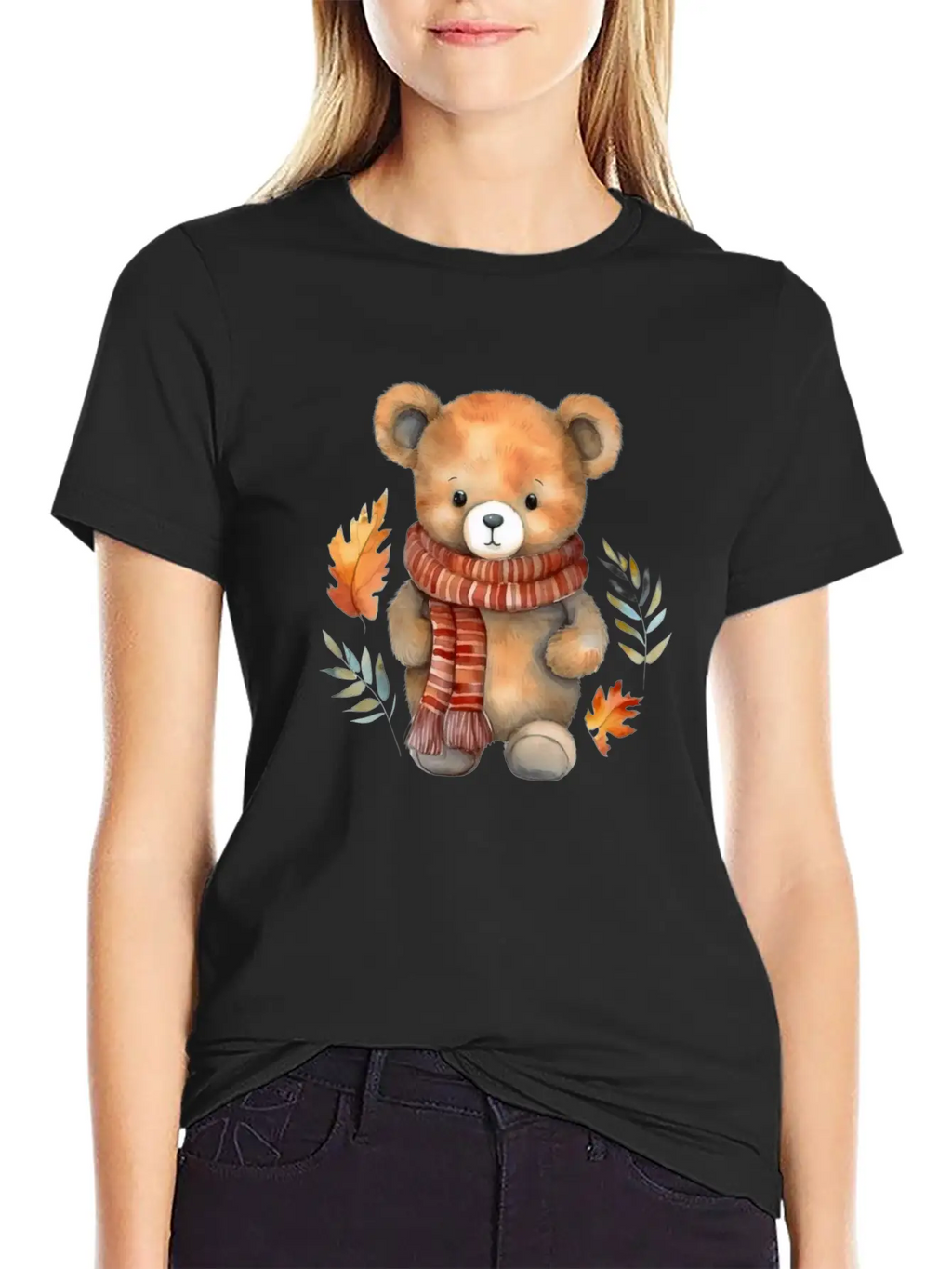Bear Teddy Autumn Classic Cotton Tee – Unisex Comfort For Any Season