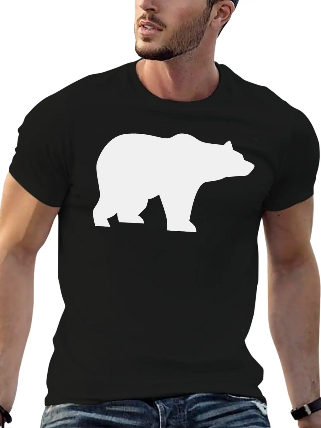 Bear, Wildlife, Animals Breathable Graphic T-Shirt – Perfect For Casual Days