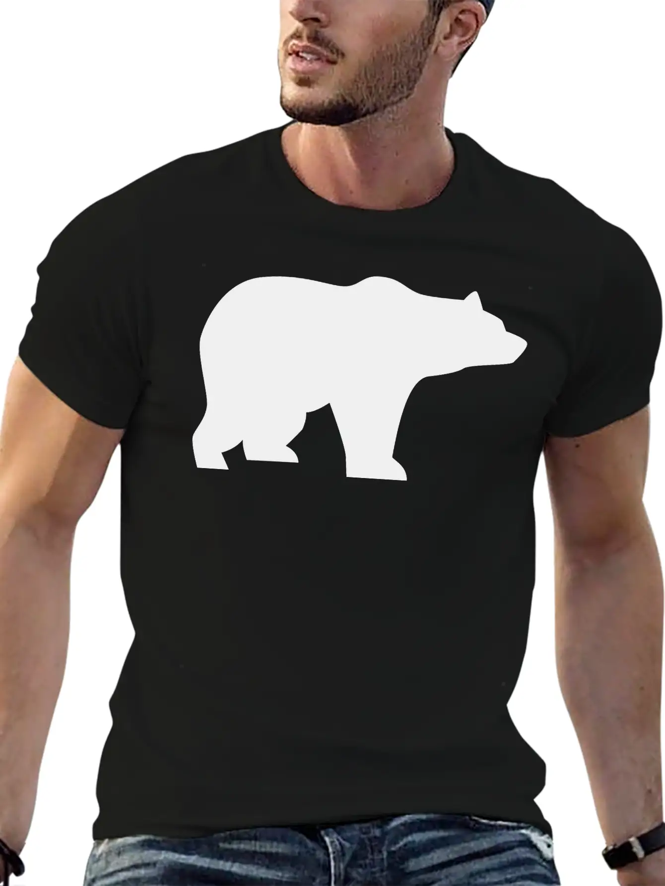 Bear, Wildlife, Animals Breathable Graphic T-Shirt – Perfect For Casual Days