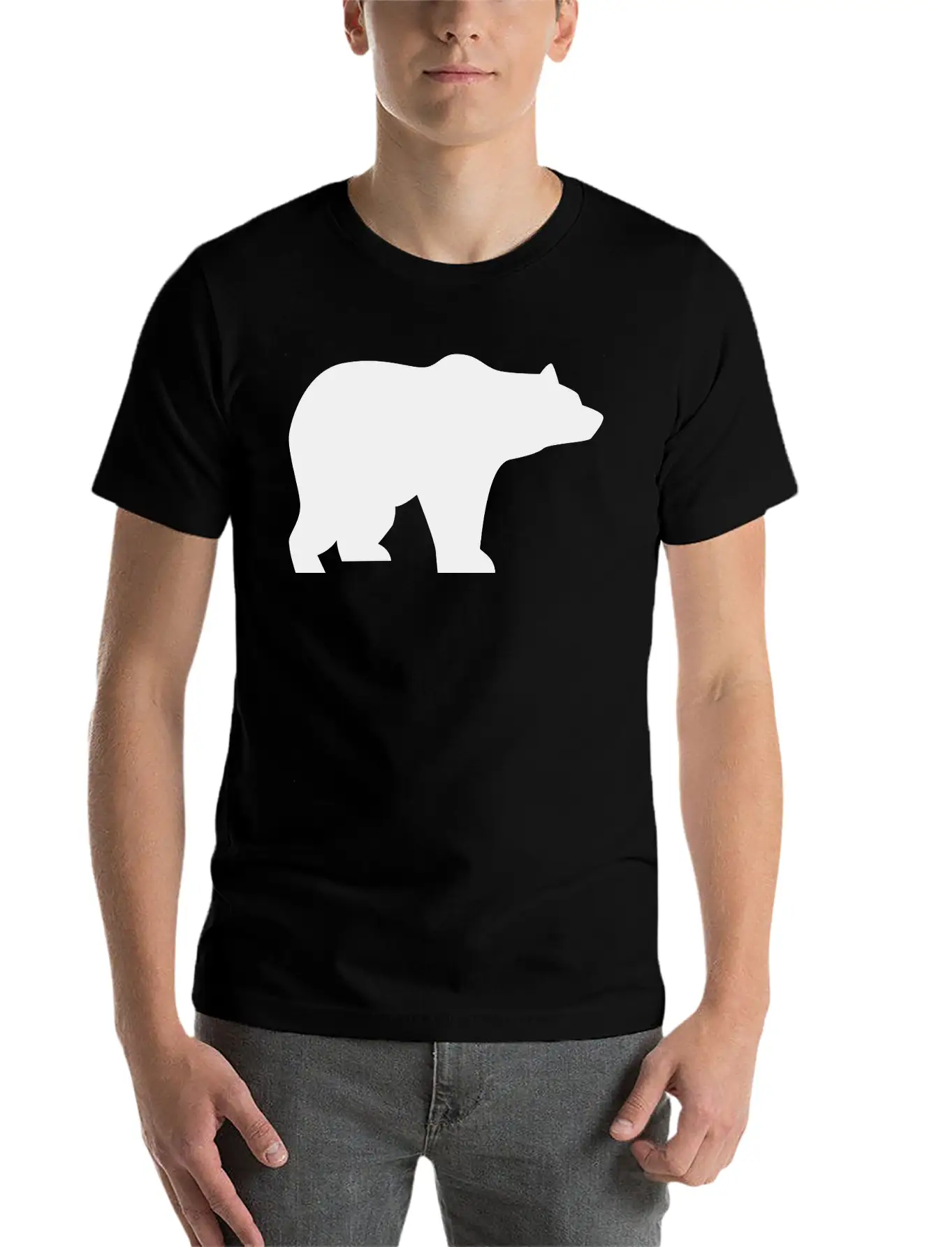 Bear, Wildlife, Animals Breathable Graphic T-Shirt – Perfect For Casual Days