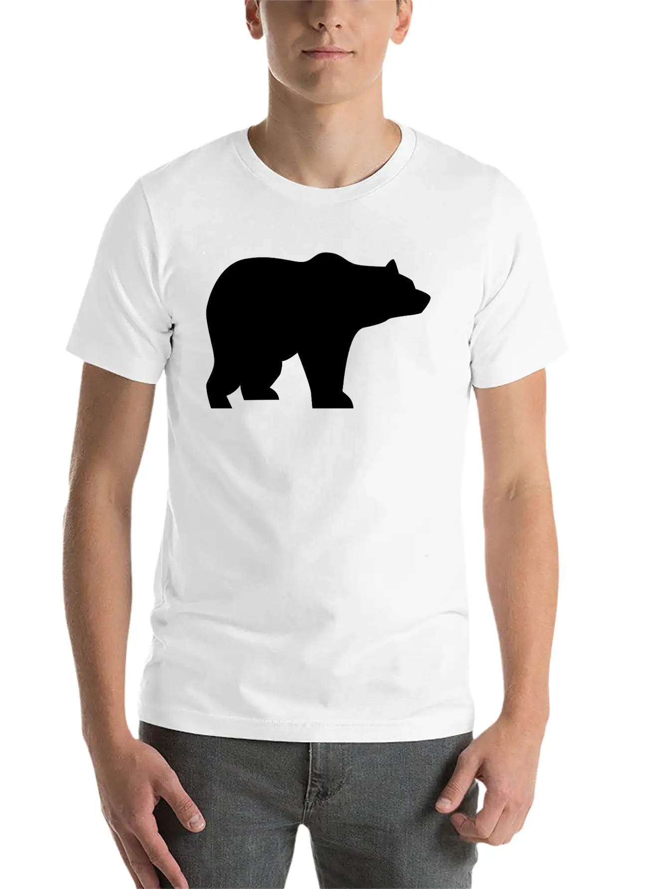Bear, Wildlife, Animals Breathable Graphic T-Shirt – Perfect For Casual Days
