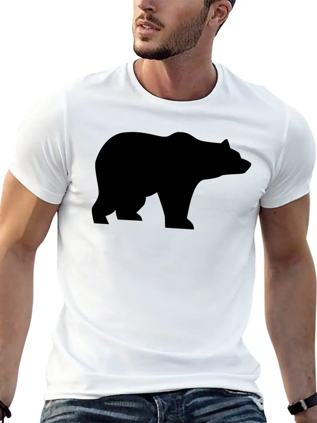 Bear, Wildlife, Animals Breathable Graphic T-Shirt – Perfect For Casual Days