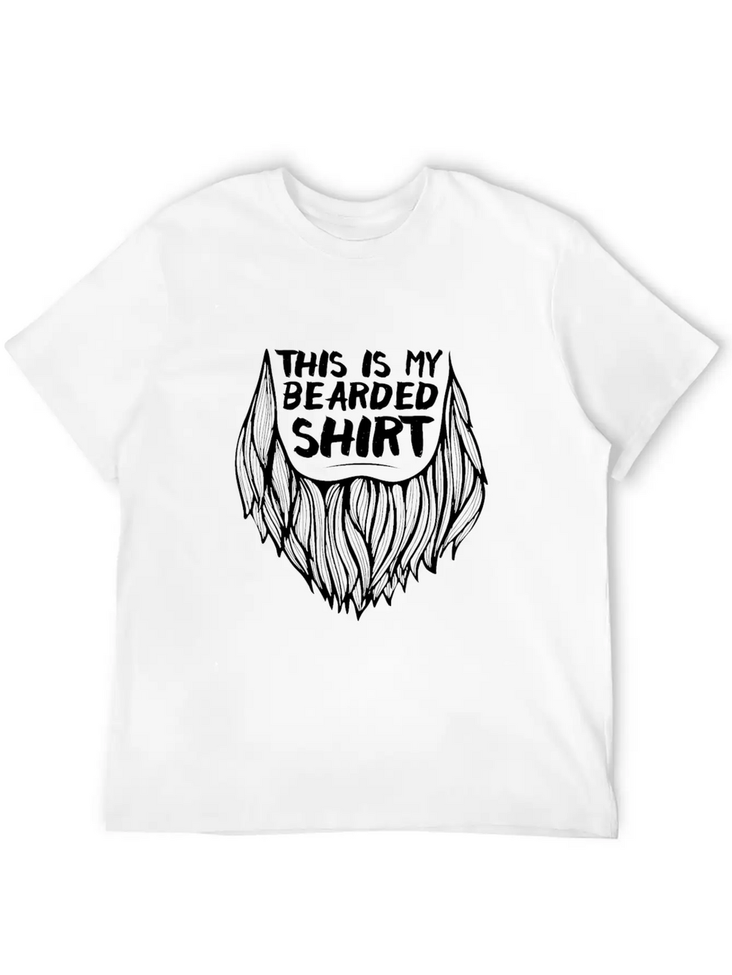 Beard Tshirt Beard Breathable Soft Cotton T-Shirt – Timeless Casual Look