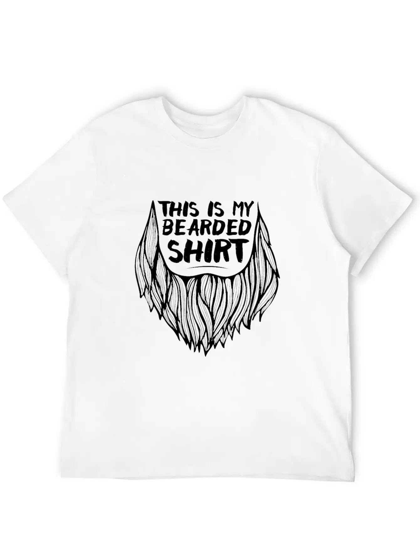 Beard Tshirt Beard Breathable Soft Cotton T-Shirt – Timeless Casual Look