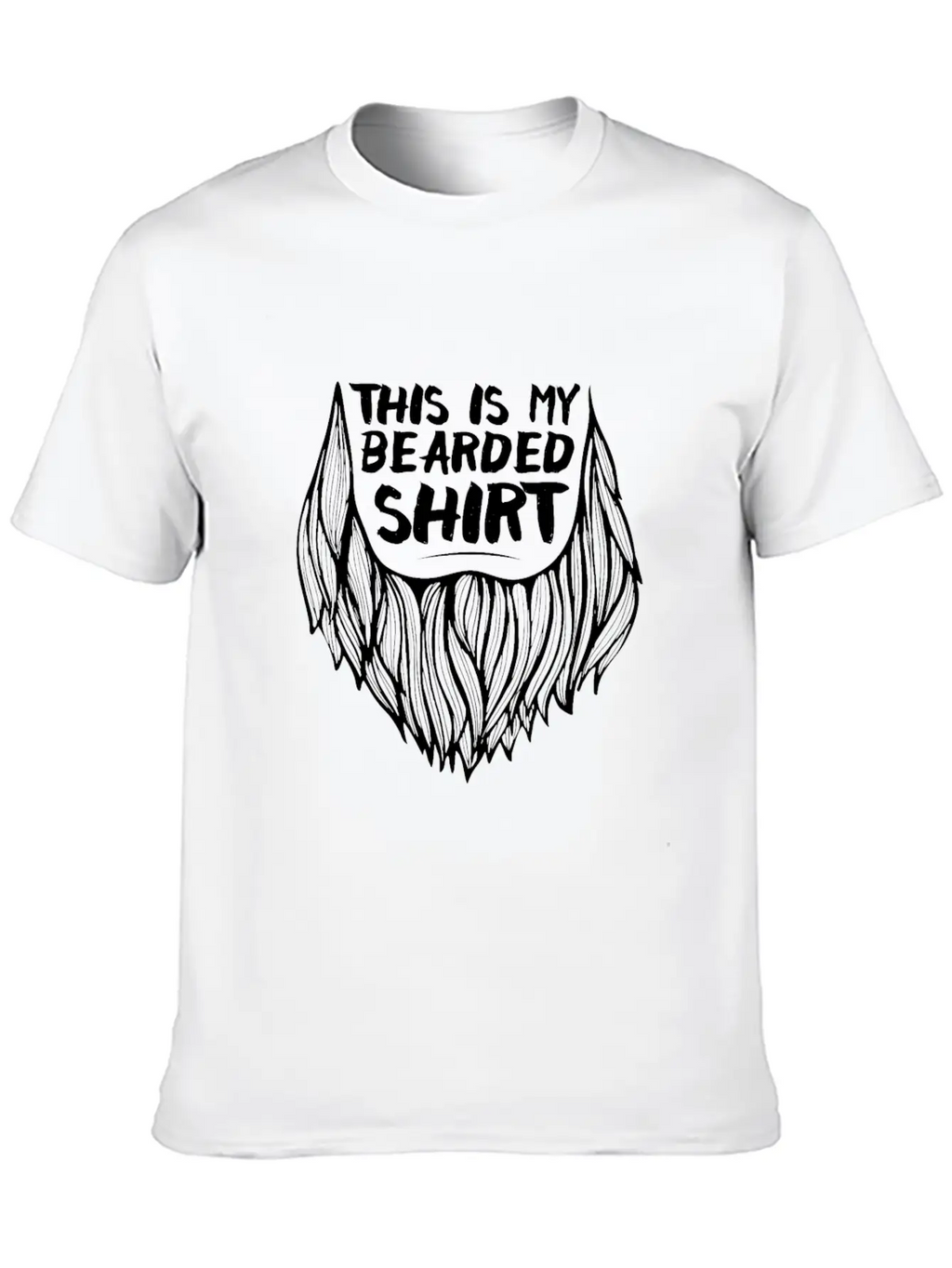 Beard Tshirt Beard Breathable Soft Cotton T-Shirt – Timeless Casual Look