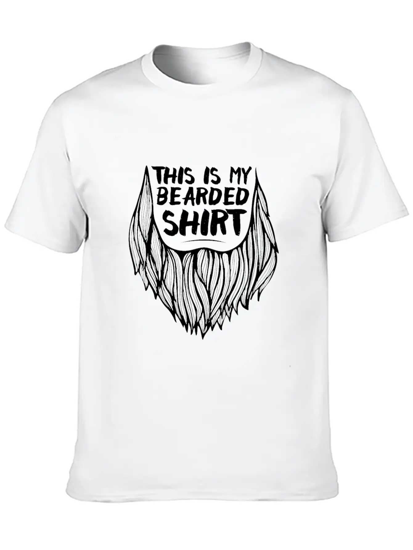 Beard Tshirt Beard Breathable Soft Cotton T-Shirt – Timeless Casual Look