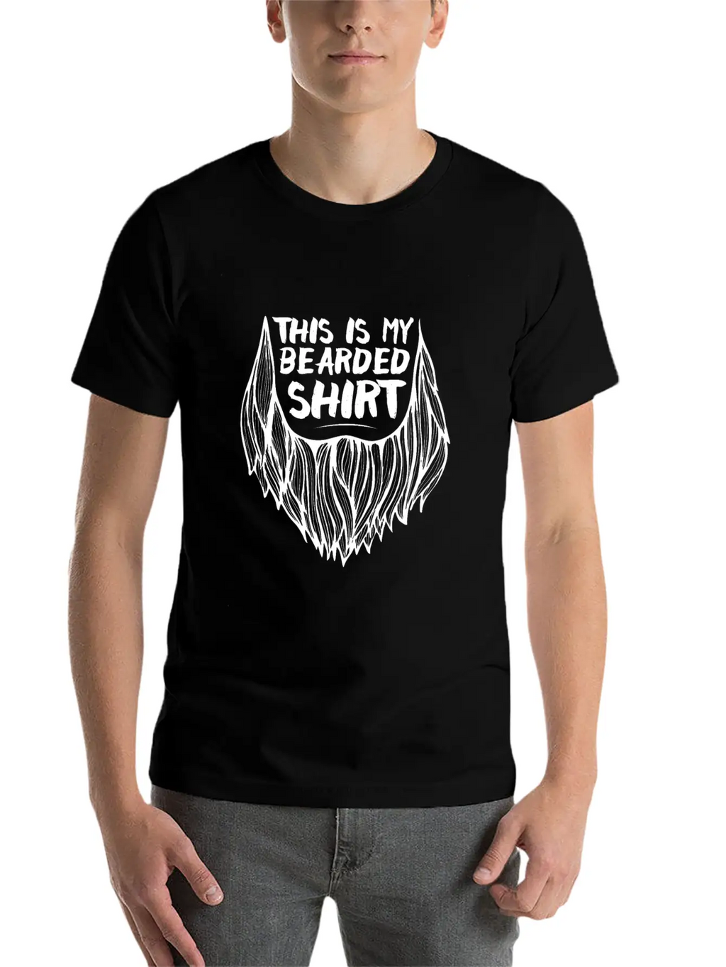Beard Tshirt Beard Breathable Soft Cotton T-Shirt – Timeless Casual Look
