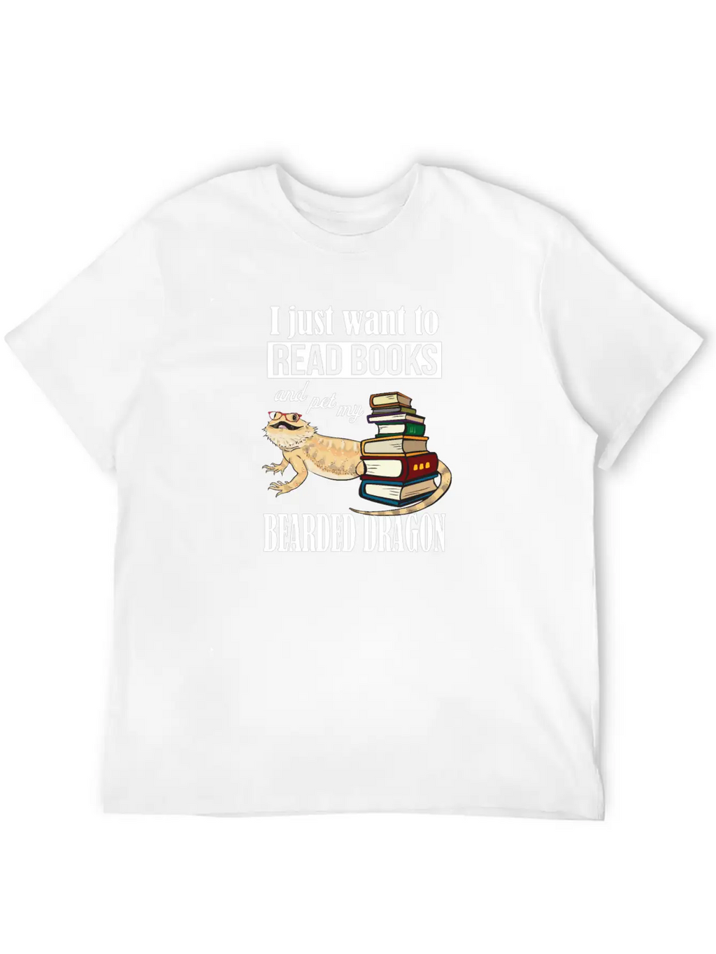 Bearded Dragon Breathable Graphic T-Shirt – Perfect For Casual Days