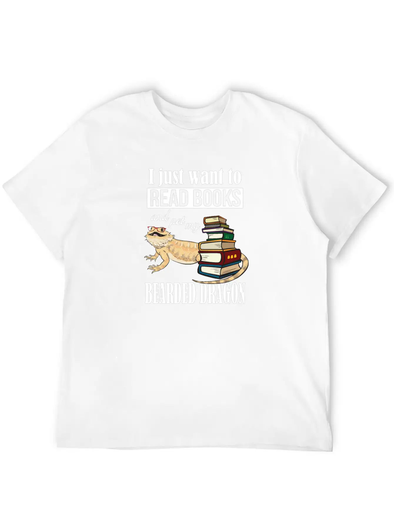 Bearded Dragon Breathable Graphic T-Shirt – Perfect For Casual Days