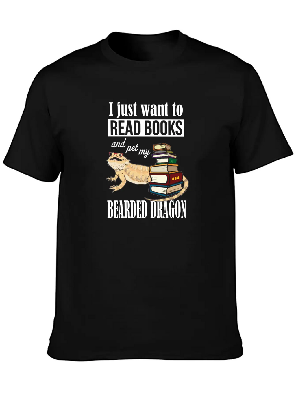 Bearded Dragon Breathable Graphic T-Shirt – Perfect For Casual Days