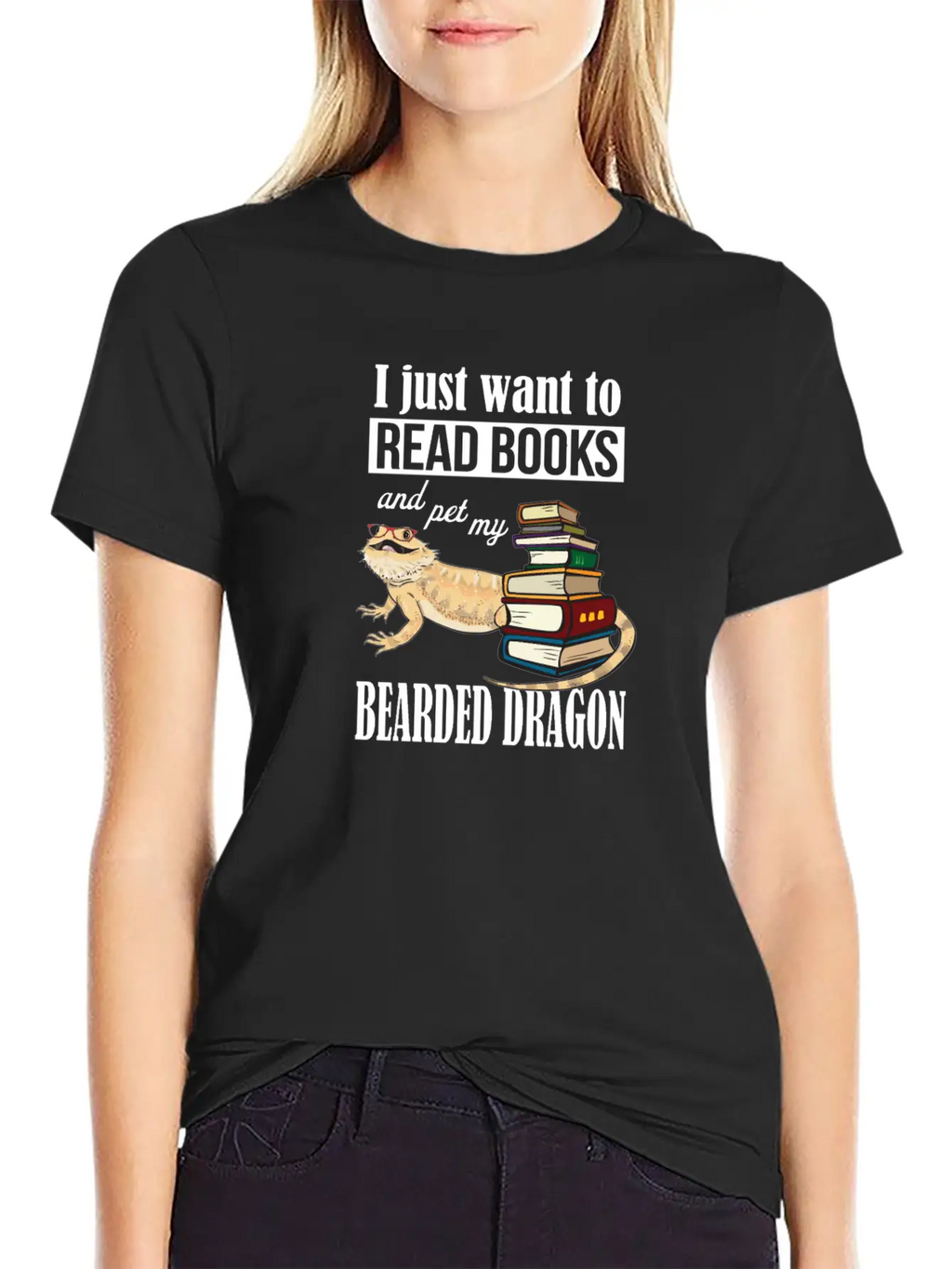 Bearded Dragon Breathable Graphic T-Shirt – Perfect For Casual Days