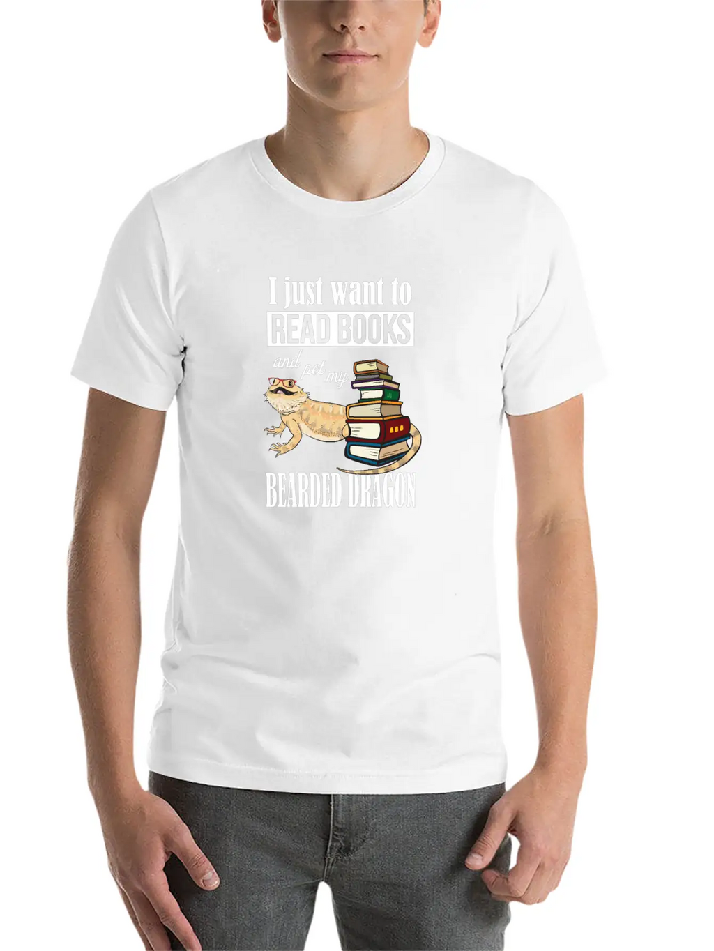 Bearded Dragon Breathable Graphic T-Shirt – Perfect For Casual Days