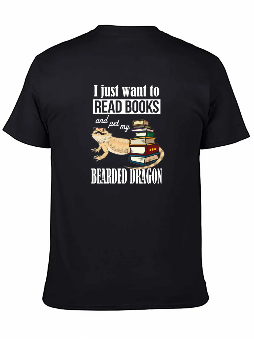 Bearded Dragon Breathable Graphic T-Shirt – Perfect For Casual Days
