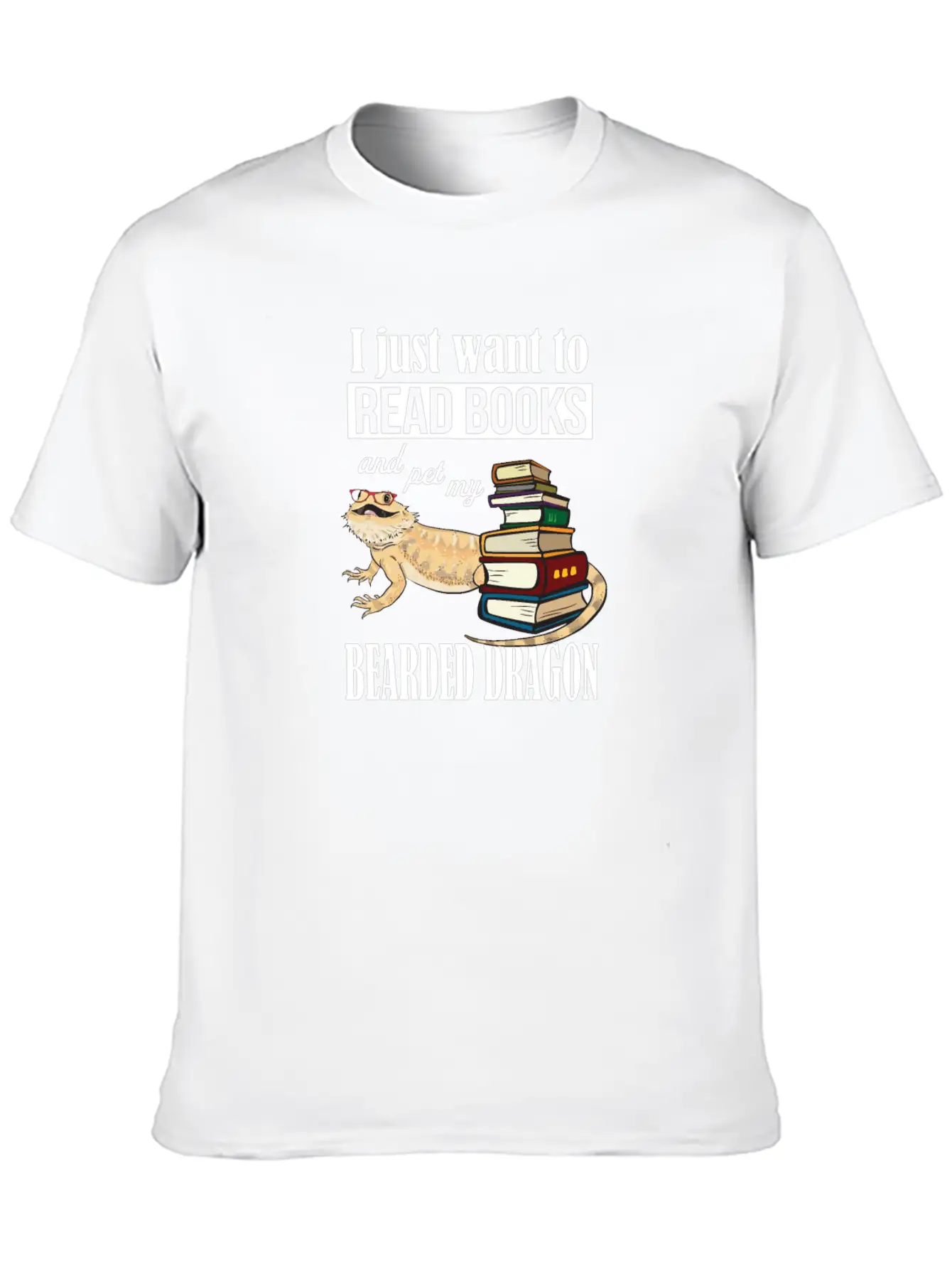 Bearded Dragon Breathable Graphic T-Shirt – Perfect For Casual Days