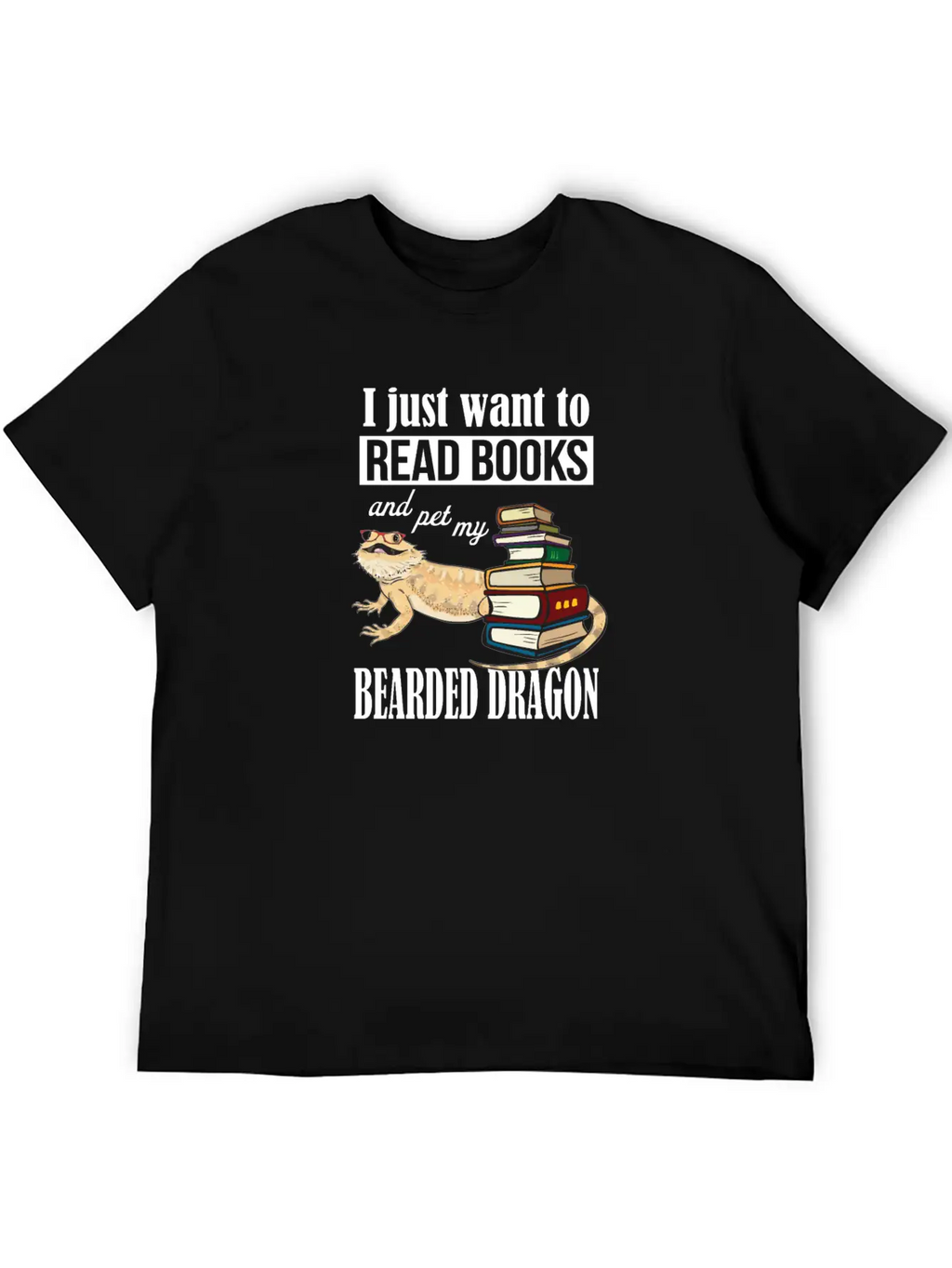 Bearded Dragon Breathable Graphic T-Shirt – Perfect For Casual Days