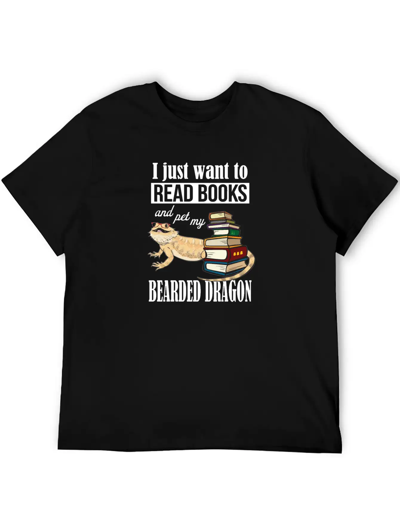 Bearded Dragon Breathable Graphic T-Shirt – Perfect For Casual Days