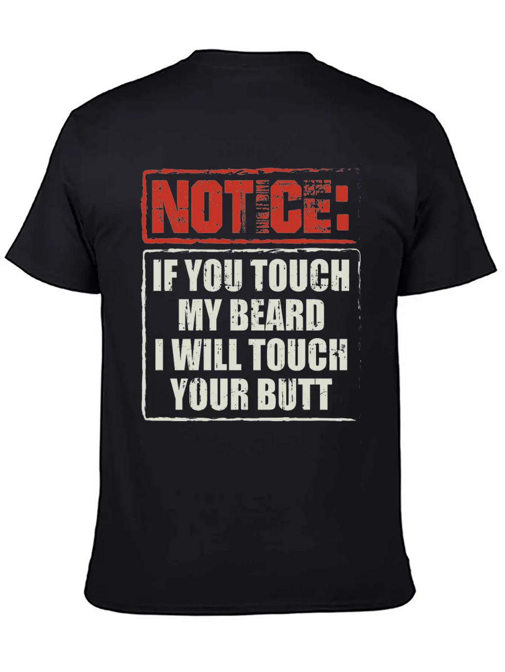 Beards | If You Touch My Beard | Bearded Gift Breathable Soft Cotton T-Shirt – Timeless Casual Look