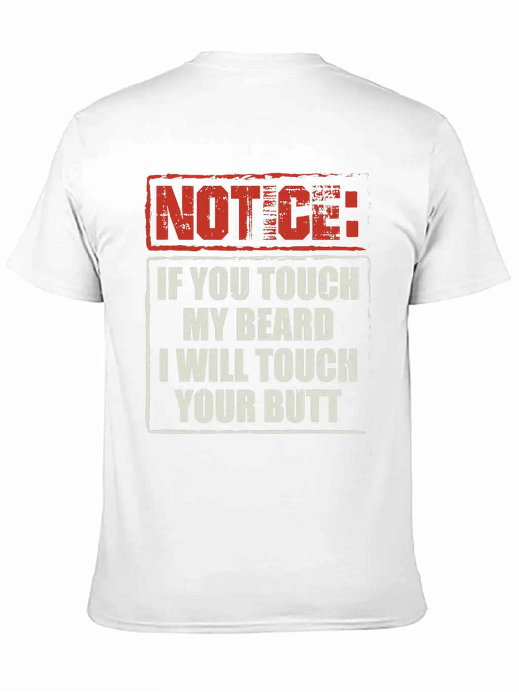 Beards | If You Touch My Beard | Bearded Gift Breathable Soft Cotton T-Shirt – Timeless Casual Look