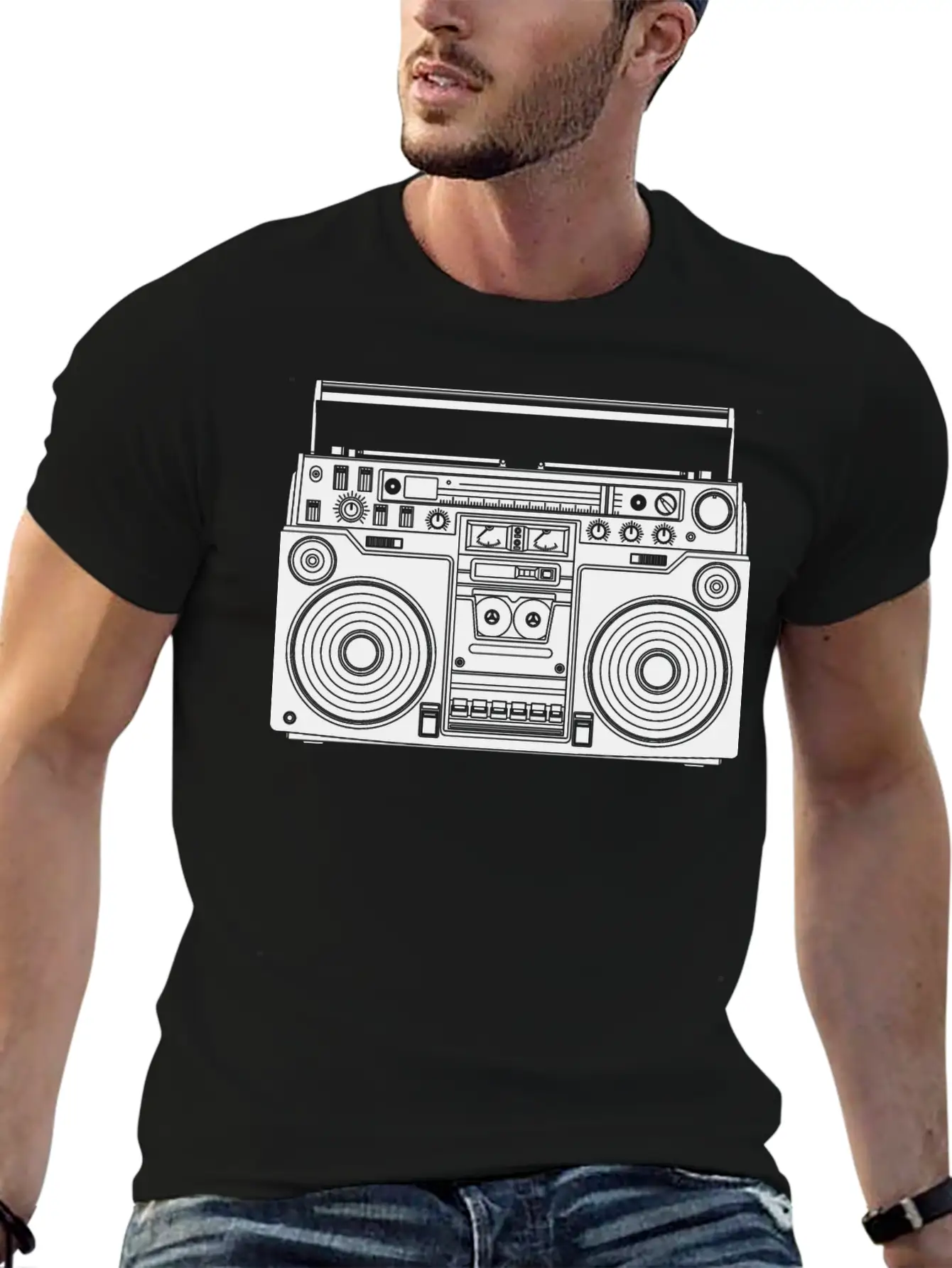 Beat Box Breathable Soft Cotton T-Shirt – Timeless Casual Look