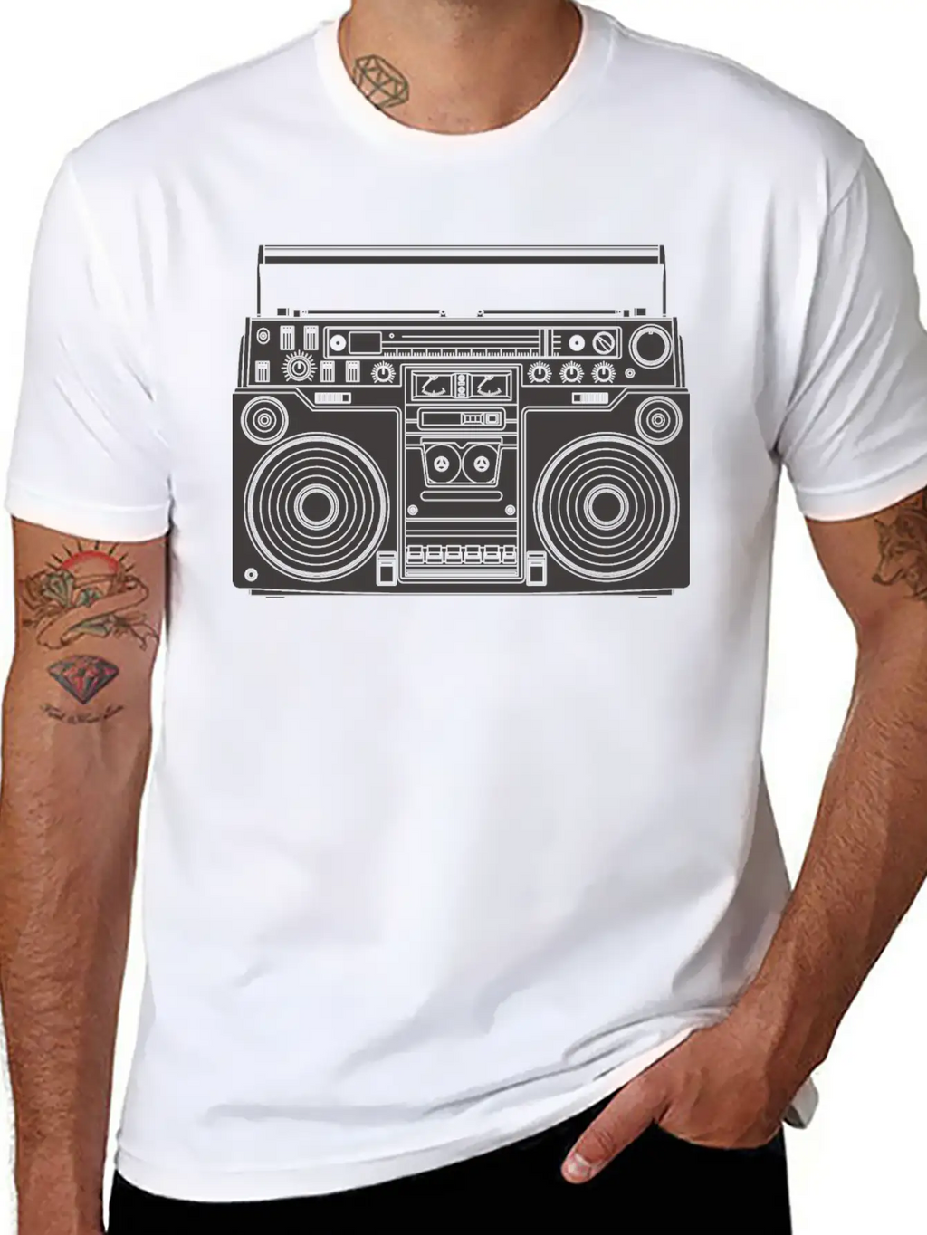 Beat Box Breathable Soft Cotton T-Shirt – Timeless Casual Look