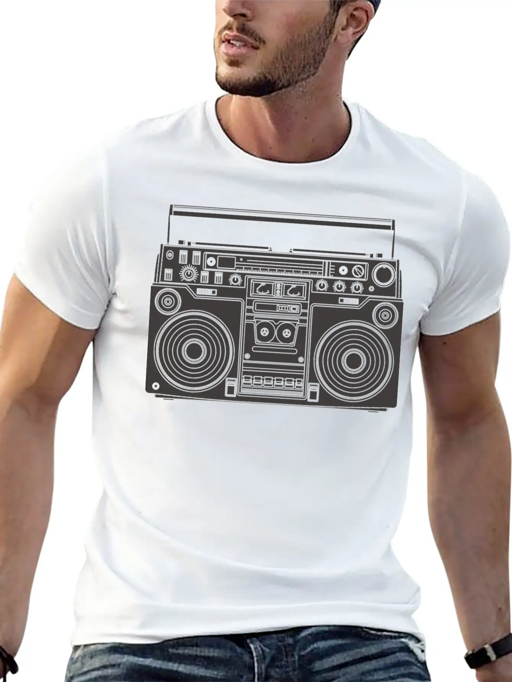 Beat Box Breathable Soft Cotton T-Shirt – Timeless Casual Look