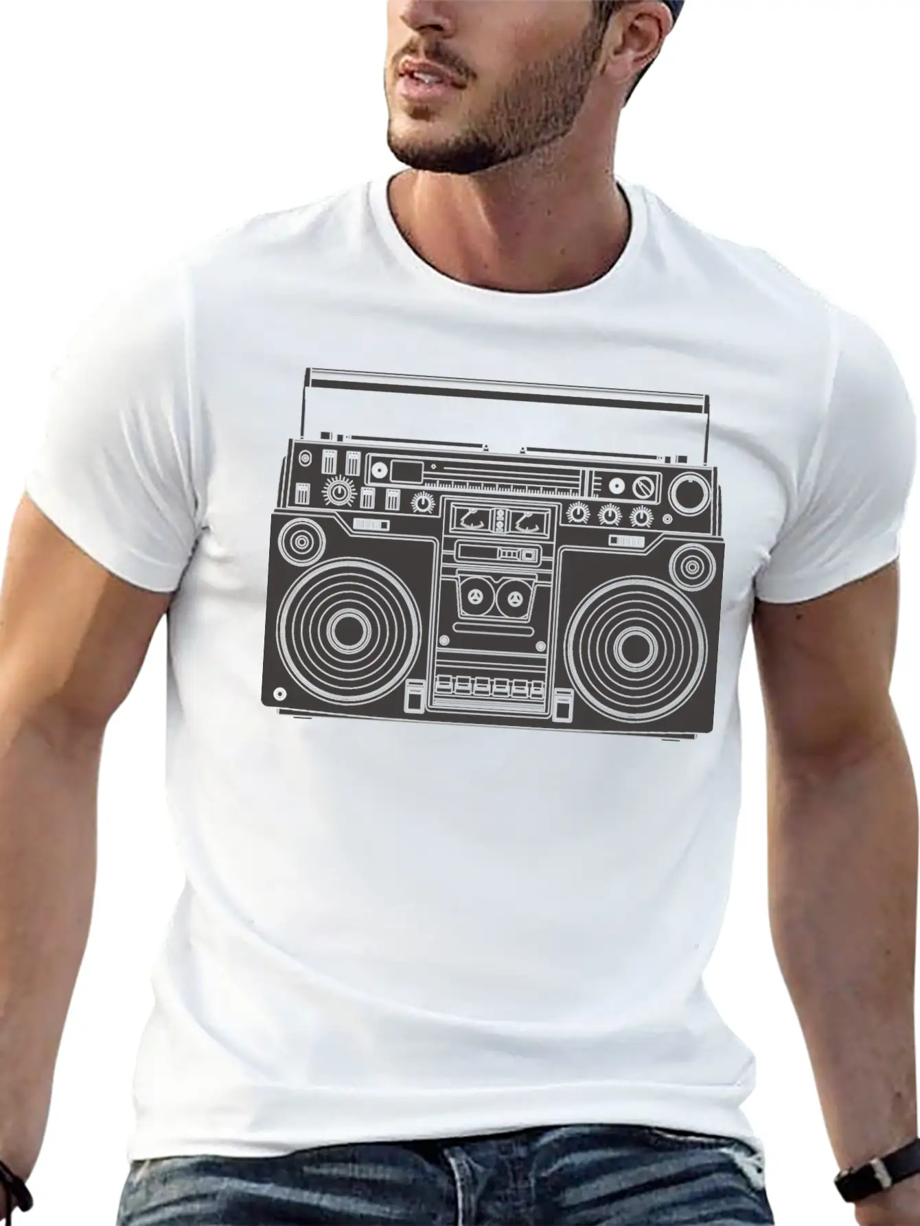 Beat Box Breathable Soft Cotton T-Shirt – Timeless Casual Look