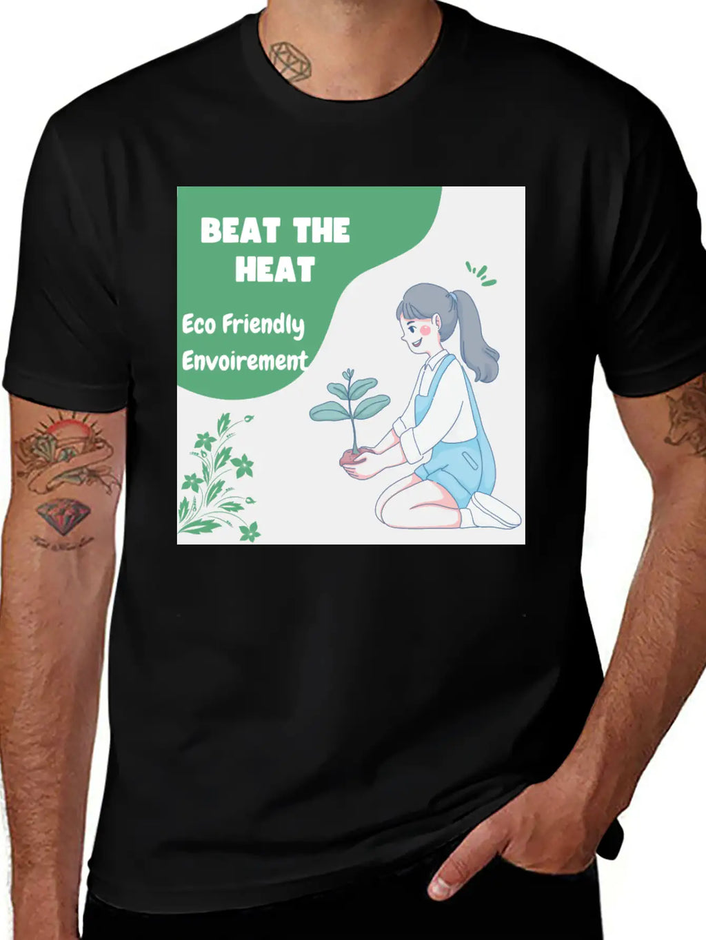 Beat The Heat Classic Cotton Tee – Unisex Comfort For Any Season