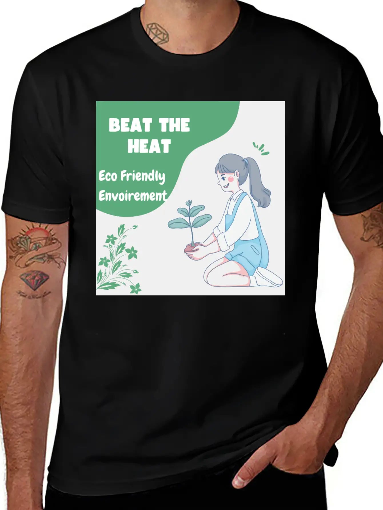 Beat The Heat Classic Cotton Tee – Unisex Comfort For Any Season