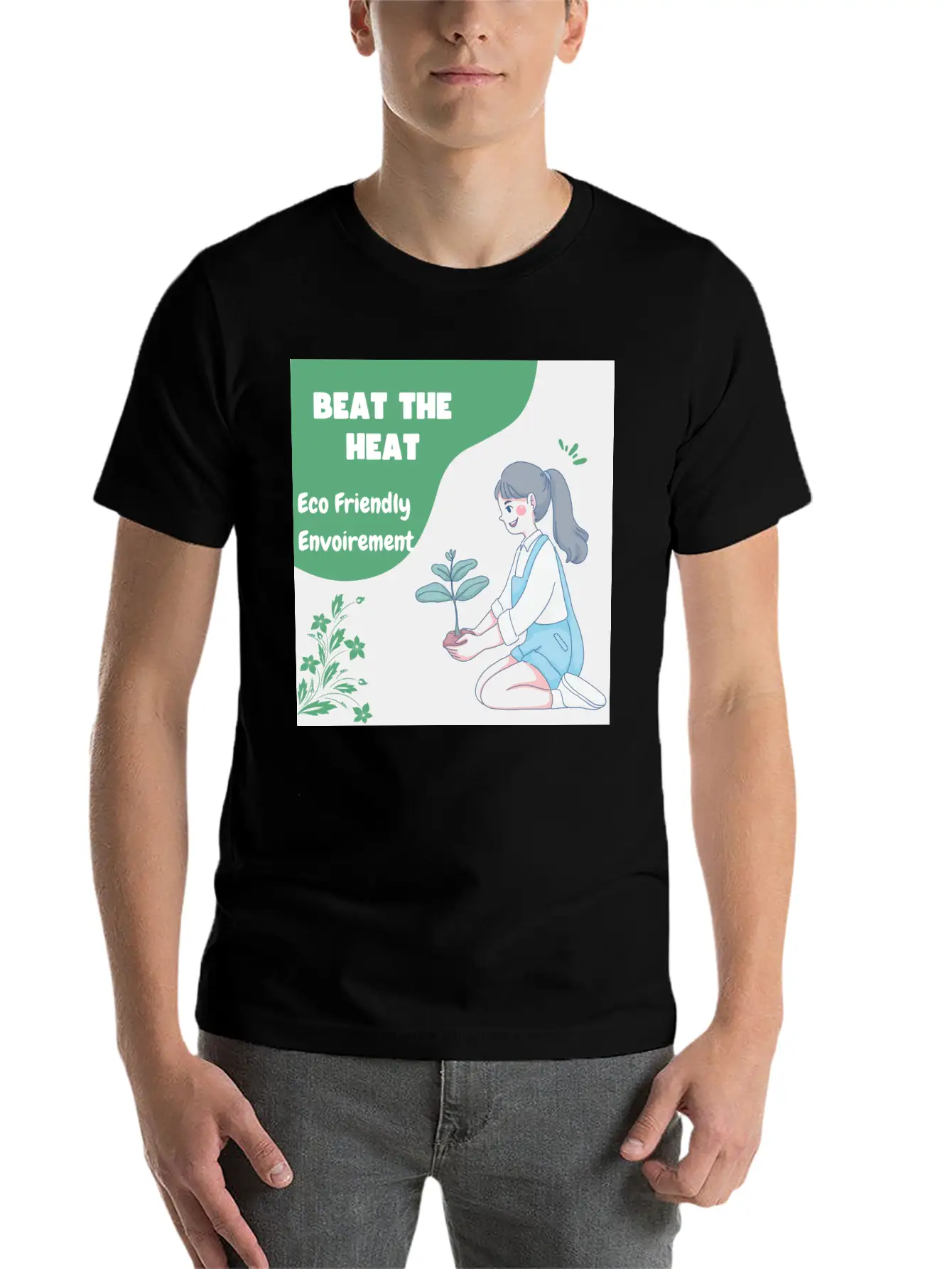 Beat The Heat Classic Cotton Tee – Unisex Comfort For Any Season