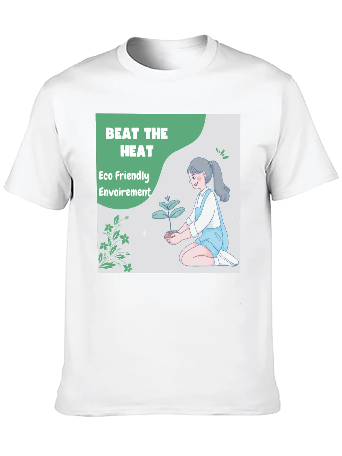 Beat The Heat Classic Cotton Tee – Unisex Comfort For Any Season