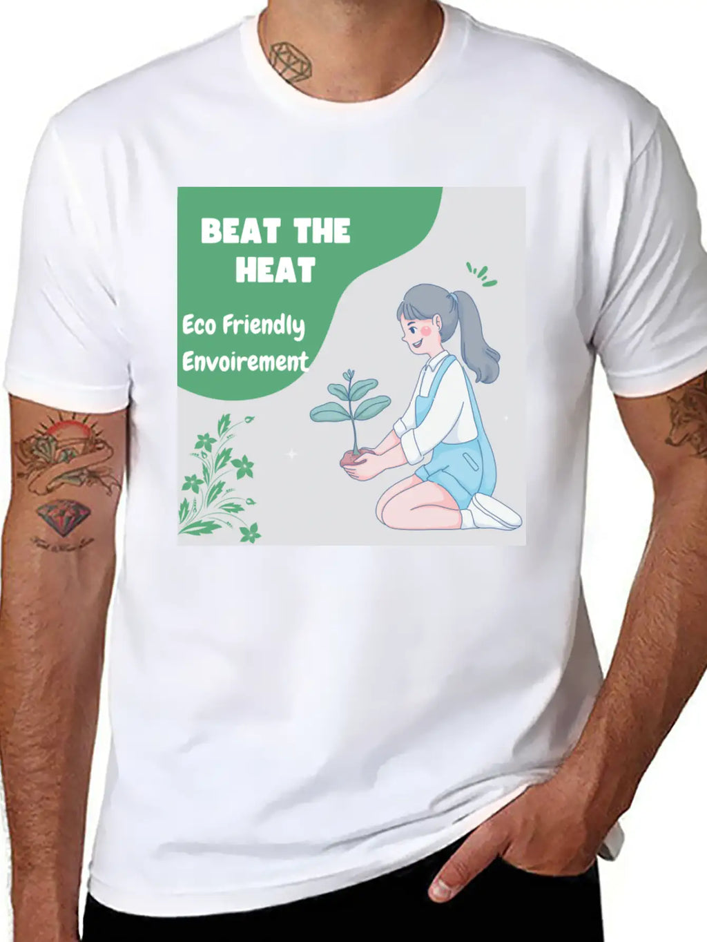Beat The Heat Classic Cotton Tee – Unisex Comfort For Any Season