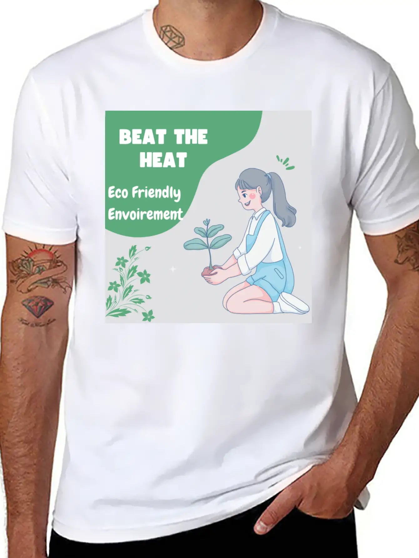 Beat The Heat Classic Cotton Tee – Unisex Comfort For Any Season